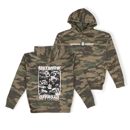 Shitshow Offroad Hoodie - Camo