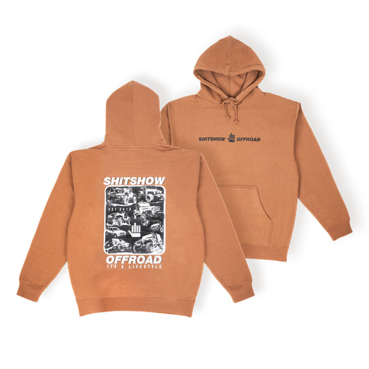 Shitshow Offroad Hoodie - Tan